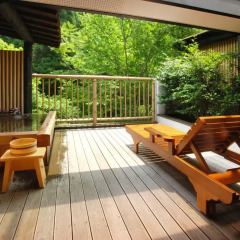 Отель Kurokawa Onsen Oku no Yu Минамиогуни балкон
