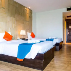 Отель Sea Breeze Jomtien Resort 4* Улучшенный номер с различными типами кроватей фото 5