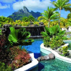 Отель The St Regis Bora Bora Resort бассейн фото 2
