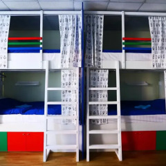 Хостел ID Hostel Rostov Кровать в мужском общем номере с двухъярусной кроватью фото 8