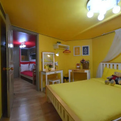Отель Han River Guesthouse 2* Семейная студия с двуспальной кроватью фото 31