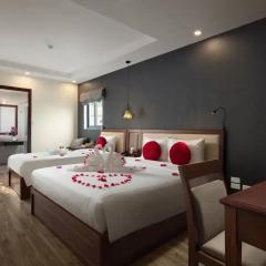 Holiday Emerald Hotel 3* Стандартный семейный номер разные типы кроватей фото 6