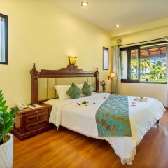 Отель Agribank Hoi An Beach Resort 3* Номер Делюкс с различными типами кроватей фото 15