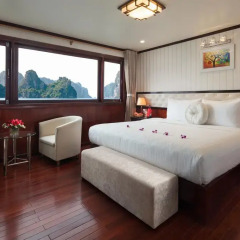 Отель Halong Silversea Cruise 3* Номер категории Премиум с различными типами кроватей фото 2