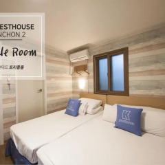Отель K-guesthouse Sinchon 2 2* Стандартный номер с различными типами кроватей фото 3