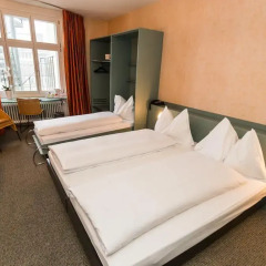 Hotel City am Bahnhof 3* Стандартный номер с различными типами кроватей фото 3