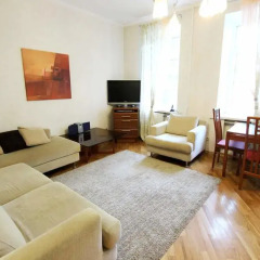 Апартаменты Four Squares Apartments on Tverskaya Апартаменты с двуспальной кроватью фото 26