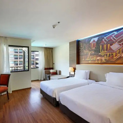 Отель Novotel Phuket Vintage Park 4* Улучшенный номер с 2 отдельными кроватями фото 8