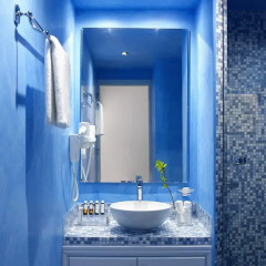 Отель Santorini Kastelli Resort 5* Улучшенный номер с различными типами кроватей фото 6