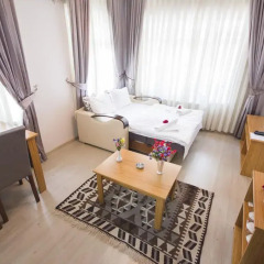 Апартаменты Feyza Apartments Студия Делюкс с различными типами кроватей