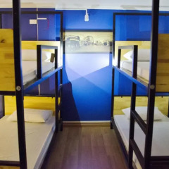 GA Hostel Кровать в общем номере с двухъярусной кроватью фото 4