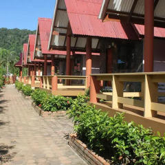 Отель D.R. Lanta Bay Resort 3* Бунгало с различными типами кроватей фото 20