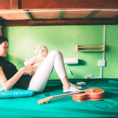Moments in Bangkok @FM Hostel at Siam Кровать в женском общем номере с двухъярусной кроватью