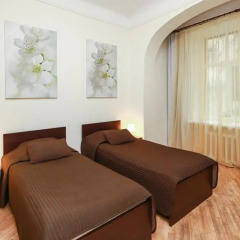 Отель Rigaapartment Gertruda 3* Стандартный номер с 2 отдельными кроватями (общая ванная комната) фото 3