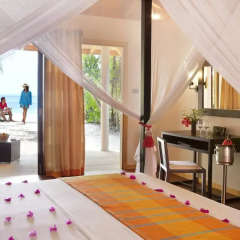 Отель Vilamendhoo Island Resort & Spa 4* Вилла с различными типами кроватей фото 7