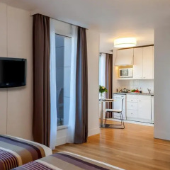 Отель Citadines Bastille Marais Paris 3* Студия Делюкс с различными типами кроватей фото 7