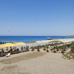 Gypsophila Holiday Village Турция, Окурджалар - отзывы, цены и фото номеров - забронировать отель Gypsophila Holiday Village онлайн пляж фото 4