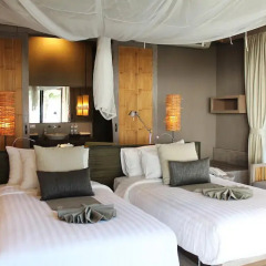 Отель Twin Lotus Koh Lanta 4* Вилла с различными типами кроватей фото 11