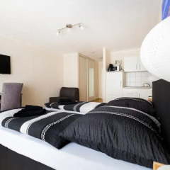 Отель Centerapartments Am Wehrhahn Германия, Дюссельдорф - отзывы, цены и фото номеров - забронировать отель Centerapartments Am Wehrhahn онлайн комната для гостей фото 5