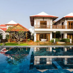 Отель Riverside Bamboo Resort Hoi An 3* Номер Делюкс с различными типами кроватей фото 9