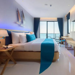 Отель Deep Blue Z10 Pattaya Стандартный номер с различными типами кроватей фото 11