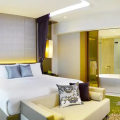 Отель PARKROYAL on Beach Road 4* Улучшенный номер с различными типами кроватей фото 6