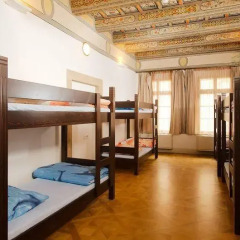Hostel Santini Prague Кровать в общем номере с двухъярусной кроватью фото 4