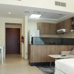 Апартаменты One Perfect Stay Studio Burj Al Nujoom Студия с различными типами кроватей фото 14