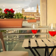 Отель La Terrazza Италия, Ареццо - отзывы, цены и фото номеров - забронировать отель La Terrazza онлайн балкон