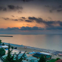 Отель Palm Beach Hotel- All Inclusive Болгария, Золотые пески - отзывы, цены и фото номеров - забронировать отель Palm Beach Hotel- All Inclusive онлайн пляж фото 2