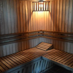 Гостиница Cottage with sauna and pool сауна