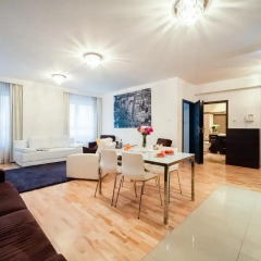 Отель Platinum Towers Central Apartments Польша, Варшава - отзывы, цены и фото номеров - забронировать отель Platinum Towers Central Apartments онлайн комната для гостей
