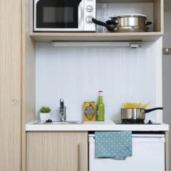 Отель Aparthotel Adagio access Brussels Europe 2* Студия с различными типами кроватей фото 5