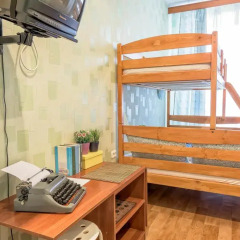 Хостел Страна Чудес на Невском - Ретро Номер с различными типами кроватей (общая ванная комната) фото 17