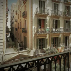 Отель Pension Portugal Барселона балкон