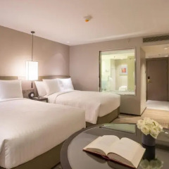 Отель Bangkok Marriott Marquis Queen's Park 5* Номер Делюкс с различными типами кроватей фото 4