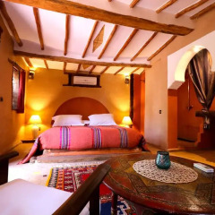 Отель Ecolodge Bab El Oued Maroc Oasis Номер Делюкс с различными типами кроватей фото 4