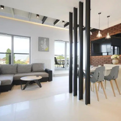 Апартаменты Dom & House - Apartments Waterlane Люкс с различными типами кроватей фото 21