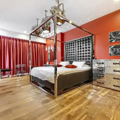 Апартаменты Sky Apartments Rentals Service Студия Делюкс с разными типами кроватей фото 11