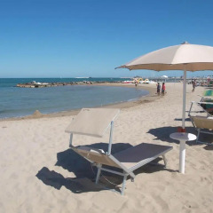 Отель Residence Blu Mediterraneo Римини пляж