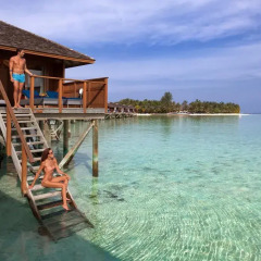 Отель Vilamendhoo Island Resort & Spa 4* Вилла с различными типами кроватей фото 9
