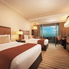 Отель Marina Bay Sands 5* Номер Делюкс с 2 отдельными кроватями фото 3