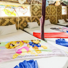 Leaf House Bungalow - Hostel Кровать в общем номере с двухъярусной кроватью фото 3
