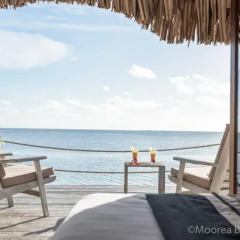 Отель Moorea Beach Lodge балкон