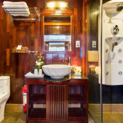 Отель Halong Paloma Cruise 4* Представительский люкс с различными типами кроватей фото 2