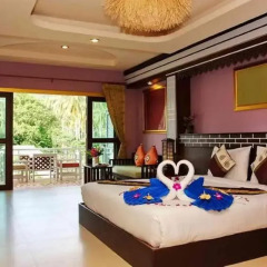 Отель Koh Tao Simple Life Resort 3* Номер Делюкс с различными типами кроватей фото 9
