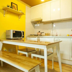 Отель Han River Guesthouse 2* Семейная студия с двуспальной кроватью фото 11