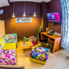 Sky Hostel Кровать в мужском общем номере фото 25