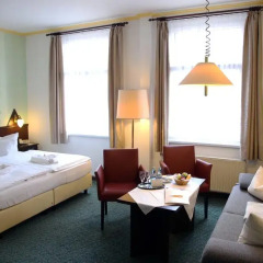 Hotel Alt Connewitz 3* Номер Комфорт с двуспальной кроватью фото 5