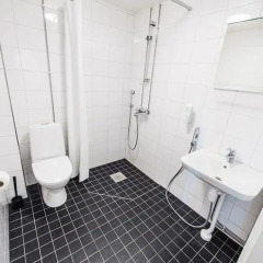 Отель Forenom Aparthotel Helsinki Herttoniemi Стандартный номер с различными типами кроватей фото 12